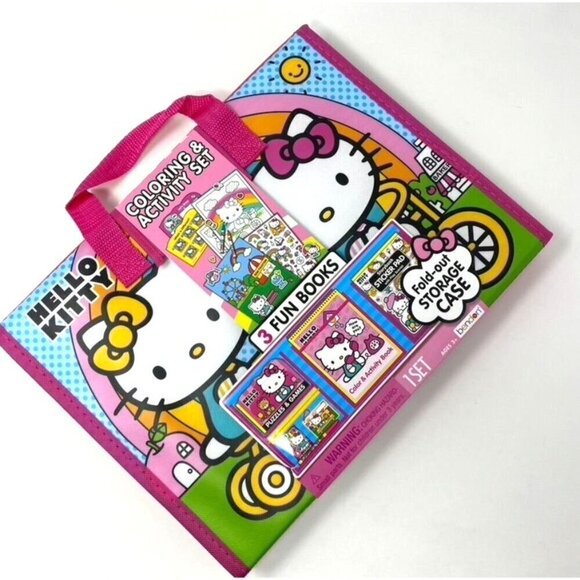 Bendon Hello Kitty Coloring And Activity Set Stickers Puzzles 3 Books  SB - Picture 7 of 8